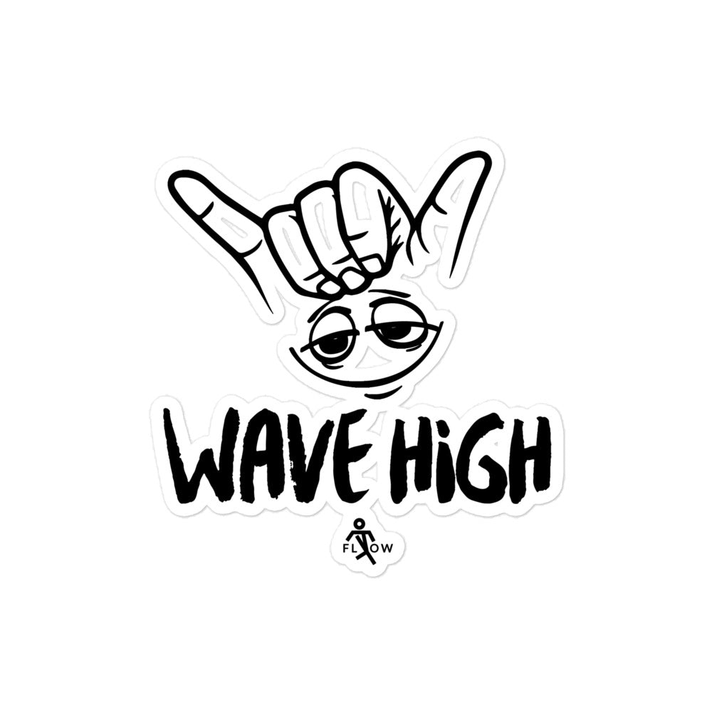 Wave High 4x4 stickers