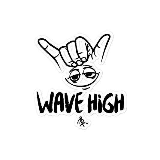 Wave High 4x4 stickers